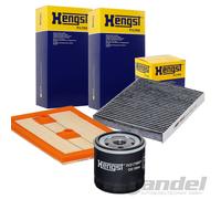HENGST FILTER-PAKET SET passend für 1.2/1.4 TSI VW POLO 6R SKODA FABIA 3 AUDI A1