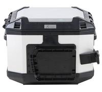 Hepco & Becker Koffer Xplorer silber (Koffer Xplorer 40 rechts silber-schwarz)