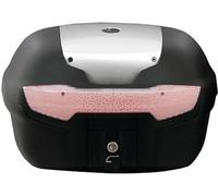 Top-Case Hepco & Becker Journey TC-40 schwarz/silber incl Topcaseplatte, Farbe: Schwarz/Silber, Größe: 38L 38L Schwarz/Silber
