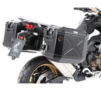 Hepco Becker Kofferträgerset Cutout Honda CRF1100L Africa Twin Adventure Sport BJ2020-2023 (Koffer schwarz)