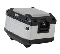 HEPCO & BECKER Topcase XPLORER TC 45 Aluminium Motorradkoffer silber wasserdicht