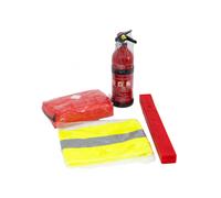 HERMON Autoset: Erste-Hilfe-Set, Feuerlöscher, Warndreieck, Weste