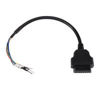 Hermosiey 16 Polige OBD OBD2 Buchse K Leitung CAN Leitung Jumper Tester Anschluss Kfz Diagnose VerläNgerungs Kabel Kabel Pigtail
