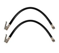 Hero Reifenfüllschlauch 2 Stück Reifenfüller 37 cm Schlauch Ersatzschlauch für Druckluft Reifenfüllpistole Luftschlauch Schlauchadapter Verlängerung Anschluss Schläuche für Auto Motorrad Fahrrad