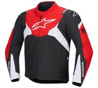 Alpinestars T-Jaws V4 WP Honda Textiljacke, schwarz-rot-weiß Größe: L