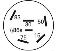 HERTH+BUSS ELPARTS Zünd-/Startschalter 2x für DAF MERCEDES-BENZ MAN 70595057