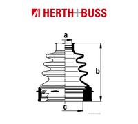 HERTH+BUSS JAKOPARTS Faltenbalgsatz, Antriebswelle vorne rechts links für TOYOTA J2882021