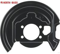 1x Spritzblech, Bremsscheibe HERTH+BUSS JAKOPARTS J3331005 passend für NISSAN