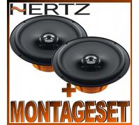 Hertz DCX 165.3 für VW Polo 4 Typ 9N / 9N3 Bj. 2001-2008 Türen vorne, Türen hinten, Seiten hinten
