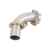 HETEVSCCK Auspuffschalldämpfer Motorrad-Motocross-Auspuff-Mittelrohr Für Vespa GTS 125 250 300 2007-2017 2018 2019 2020 (Type A)