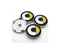 HEYCE 4 Stück Radnabenkappen Nabendeckel Felgendeckel Felgenkappen Radnabenabdeckung Radkappen 60mm für Smart Fortwo Forfour 450 451 454 453