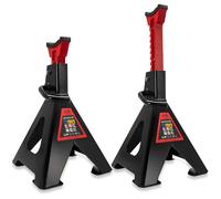 HEYNER® Unterstellbock 2er Set mit Gummiauflage Hubhöhe 400-620 mm TÜV-Zertifiziert Traglast 6t Stützbock Stützfuß 10-Fach Höhenverstellbar