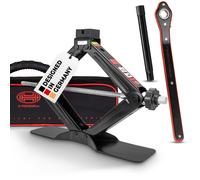 HEYNER® Scherenwagenheber 2 t mit Ratsche für Wagenheber inkl. Tasche und Gummiauflage, passend für VW, Seat, Skoda und