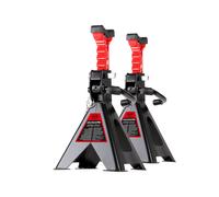 HEYNER® Unterstellbock 2er Set mit Gummiauflage Hubhöhe 282-430 mm TÜV/EAW-Zertifiziert Traglast 2t Stützbock Stützfuß 10-Fach Höhenverstellbar