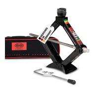 HEYNER® Wagenheber Scherenwagenheber 1,5t - Runder Sattel + Austauschbares Gummi