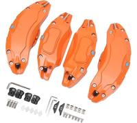 HEYOUTH Tesla Model Y Bremssattel Abdeckung,Auto-Bremssattelabdeckung,Aluminiumlegierung Bremssattelschutz,Radgröße 19/20 Zoll,Auto Bremssattel abdeckung Für Tesla Model Y 2017-2024 (Orange)