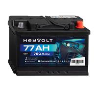 HeyVolt Start Autobatterie 12V 77Ah