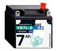 HeyVolt BIKE GEL Motorradbatterie YB7L-B 50712 12V 8Ah