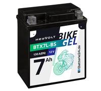 HeyVolt BIKE GEL Motorradbatterie YTX7L-BS 50614 12V 7Ah