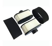 HEYZLASS 2 Stück 11013-0752 11013-0726 Luftfilter, kompatibel mit Kawasaki FR651V FR730V FR691V Motor-Luftreiniger, Rasenmäher Luftfilter, Plus 11013-7046 Vorfilter