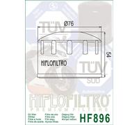 HifloFiltro - 85503/54: Ölfilter HF896 für Ural