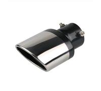 HFFTYU Auspuffblende Auto, für VW Polo MK4 9N3 2005-2009 Langlebig Edel Auspuffblende Edelstahl Endrohr Auspuff Endstück Tuning Zubehör Muffler,B
