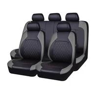 HFFTYU Autositzbezüge Set Kunstleder 5-Sitzer für VW T5 T6 T6.1 California Multivan Transporter T7 Premium Sitzbezüge Auto Komplettset Airbag Kompatibel Carbon Optik,A