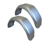 HGW Paar Kotflügel Stahlblech verzinkt für Pkw-Anhänger, einachsig - 200 mm Breite, 680 mm Spannweite