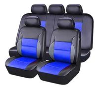 HHCVLUZI Car Seat Covers for Kia Sportage 5/4/3/2/1.Gen/Sportage NQ5/QL/SL/JE/JA 1994-2025,9Pcs Leather Front Rear Seat Covers Airbag Compatible Protector Complete Set Car Accessories Interior,Blue