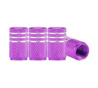 HHCVN 4 Stück Auto Ventilkappen Für Dacia Dokker/Duster/Jogger/Lodgy/Logan/Sandero/Solenza/Spring, Legiertes Ventilkappen Staubkappen Zubehör Autoreifen,F Purple