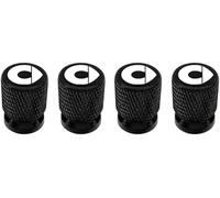 HHCVN 4 Stück Auto Ventilkappen Für Smart Fortwo 451 450 452 453 454 Forfour, Legiertes Ventilkappen Staubkappen Zubehör Autoreifen,A
