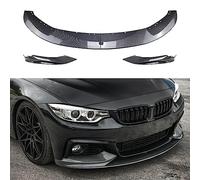HhhhhYf Frontlippe Frontspoiler für BMW 4 Series F32 F33 M-Tech 2014-2020,Antikollisionsschutz Frontlippe Spoiler,Spoilerlippe Diffusor Body Kit Außen Zubehör,A-Carbon Fibre