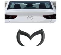 HHIOPL Auto Emblem für Mazda 2 3 6 8 Atenza CX-30 CX-50 CX-60 MX-5 CX-3 CX-5 CX-7, Emblem Aufkleber Buchstaben Emblem-Schild Buchstaben Abzeichen, Auto Front Motorhaube Kofferraum Aufkl(Color:Schwarz)