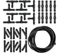 Hiacinto Wischwasserschlauch Reparaturset - Komplett-Set mit 5m Scheibenwaschanlage Schlauch & 30 Verbindern für die professionelle Reparatur