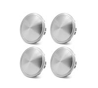 HIBEYO 4 Stück 75mm Auto ABS Felgenabdeckung Radnabenabdeckung Passt für Mercedes Benz GLC GLS GLE GLB A/B/C/E/G/R Nabendeckel Radnabendeckel Autozubehör Radnaben Nabenkappen-Silver