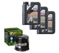 HiFlo Öl Set LM 15W-50 Off. 3L für Yamaha YXE 700 R ES WPSH Wolverine Spec Ed 17