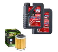 HiFlo Ölfilter Set LiMol 10W-40 Race 2L für Yamaha TW 200 E Trailway 3XT Bj.2003