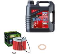 HiFlo Ölfilter Set LM 10W-40 Race 4L für Triumph Thunderbird 900 T309RT Bj.1996