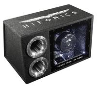 Hifonics ATL12BPS- 30 cm (12") -Single-Bandpass-System | Premium Power Auto-Subwoofer aus der Atlas Serie mit 500 W/RMS, 1000 W/MAX und LED Beleuchtung (Weiss)