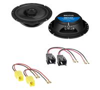 HIFONICS BRUTUS BRX62 16,5 cm Einbauset für Peugeot 206 307 406 Coupé 407 Coupé