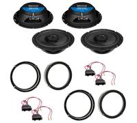 HIFONICS BRUTUS BRX62 16,5 cm Einbauset für Up Mii Skoda Citigo vorne hinten