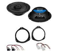 HIFONICS BRUTUS BRX62 16,5 cm Koaxial Einbauset für Ducato Jumper Boxer