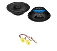 HIFONICS BRUTUS BRX62 16,5 cm Koaxial Einbauset für Ducato Jumper Boxer Typ 244