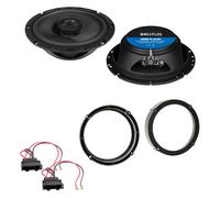 HIFONICS BRUTUS BRX62 16,5 cm Koaxial Einbauset für Jetta Tiguan Touran
