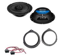 HIFONICS BRUTUS BRX62 16,5 cm Lautsprecher Einbauset vorne Vito V-Klasse W447