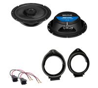 HIFONICS BRUTUS BRX62 Koax Lautsprecher Einbauset für Opel Adam Karl Crossland X