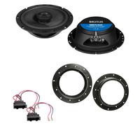 HIFONICS BRUTUS BRX62 Koax Lautsprecher Einbauset vorne für Alhambra Sharan 2 7N