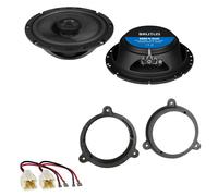 HIFONICS BRX62 Koax Lautsprecher Einbauset für Nissan Juke ab 2010 vorne hinten