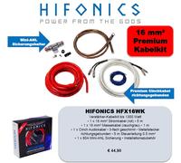 Hifonics HFX16WK Endstufen Kabelkit Verstärker Anschluss Set 16 mm² Stromkabel
