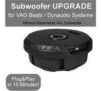 Hifonics Subwoofer für VW SEAT CUPRA Beats Dynaudio Bass Reserverad Notrad Sub